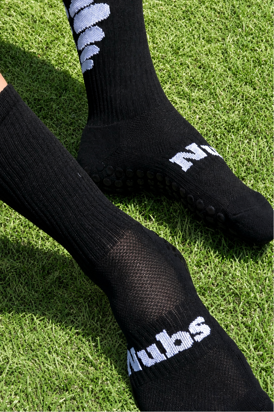 NUBS Grip Socks - Black 4-Pack