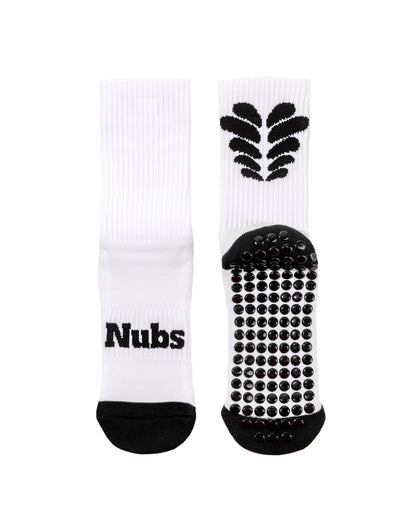 NUBS Grip Socks - White Pair