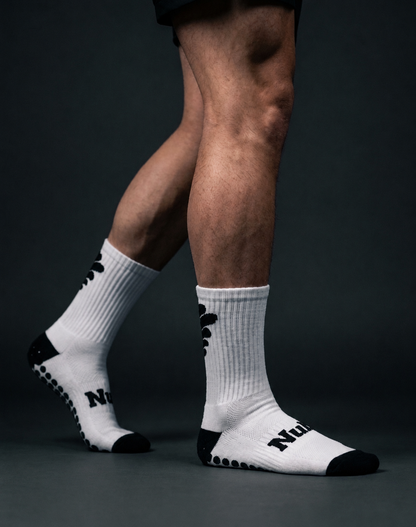 NUBS Grip Socks - White Pair