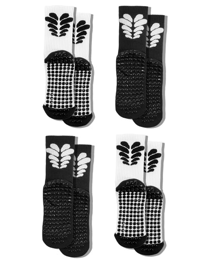 NUBS Grip Socks - Mixed 4-Pack