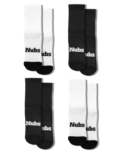 NUBS Grip Socks - Mixed 4-Pack