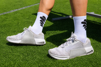 NUBS Grip Socks - White 4-Pack